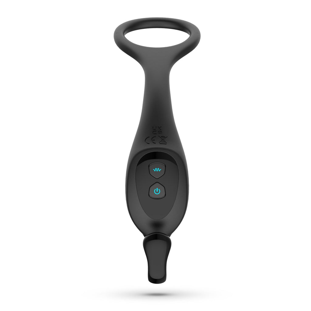 Masajeador de próstata con vibración y control remoto Magoo con anillo para el pene Crushious