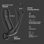 Magoo Vibrating Remote Controled Prostate Massager with Penis Ring Crushious