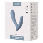 SVAKOM | Erica – Wearable Vibrator with Dual Motors & App Control – Light Pink / Blue