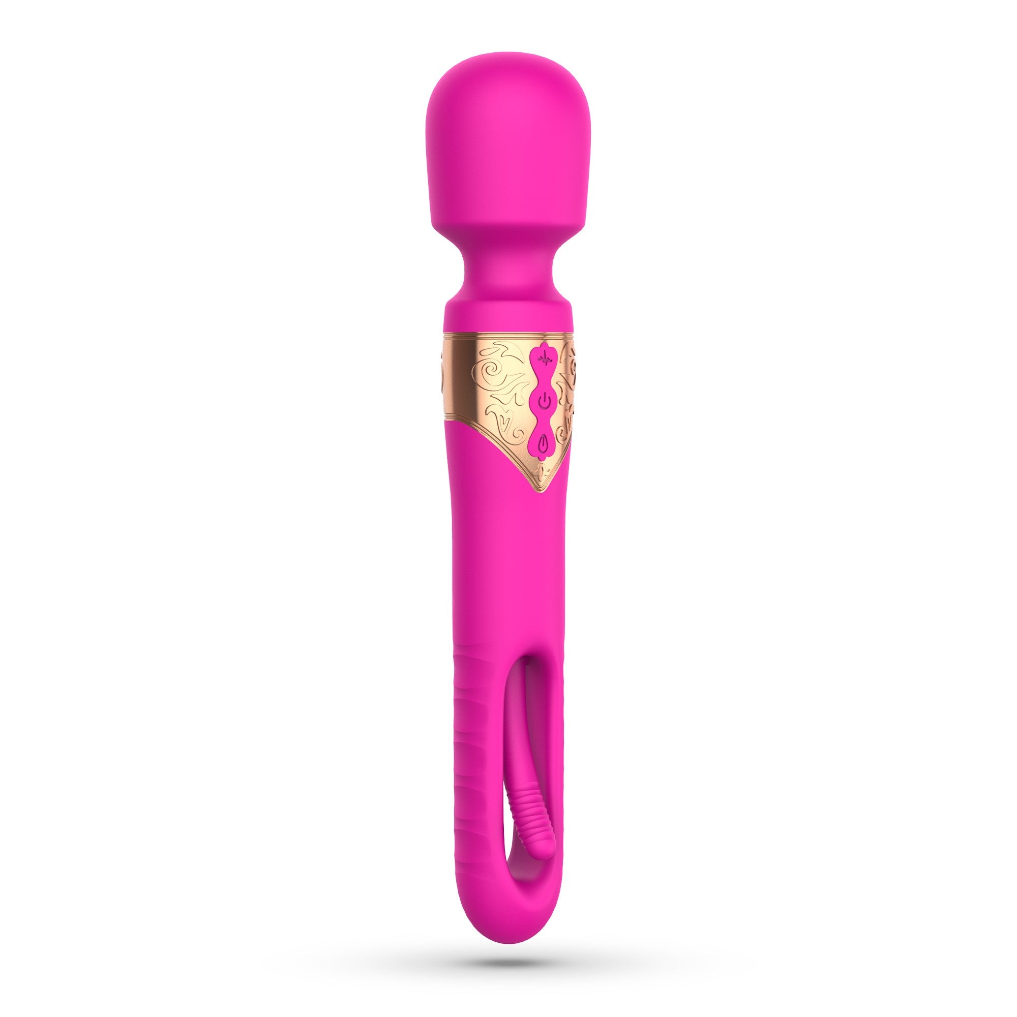 Vibrador de doble cara Crushious Big Ben con parpadeo