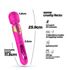 Crushious Big Ben double-sided vibrator with flicker