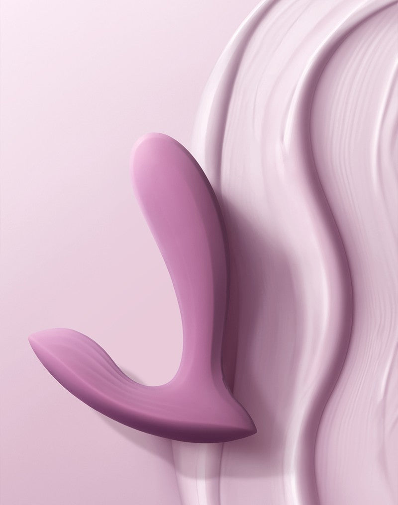 SVAKOM | Erica – Wearable Vibrator with Dual Motors & App Control – Light Pink / Blue