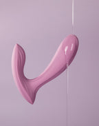 SVAKOM | Erica – Wearable Vibrator with Dual Motors & App Control – Light Pink / Blue