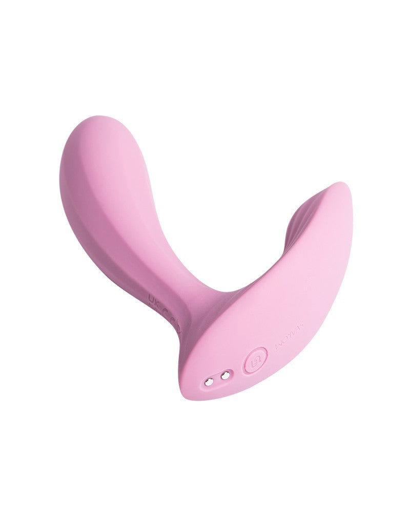 SVAKOM | Erica – Wearable Vibrator with Dual Motors & App Control – Light Pink / Blue