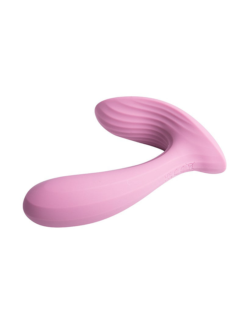 SVAKOM | Erica – Wearable Vibrator with Dual Motors & App Control – Light Pink / Blue