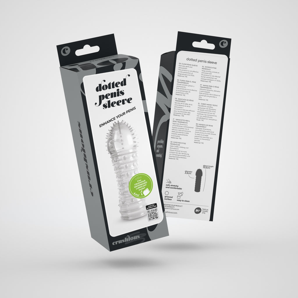 CRUSHIOUS Dotted Penis Sleeve – Textured Enhancer