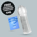 Funda para pene transparente acanalada + lubricante Crushious