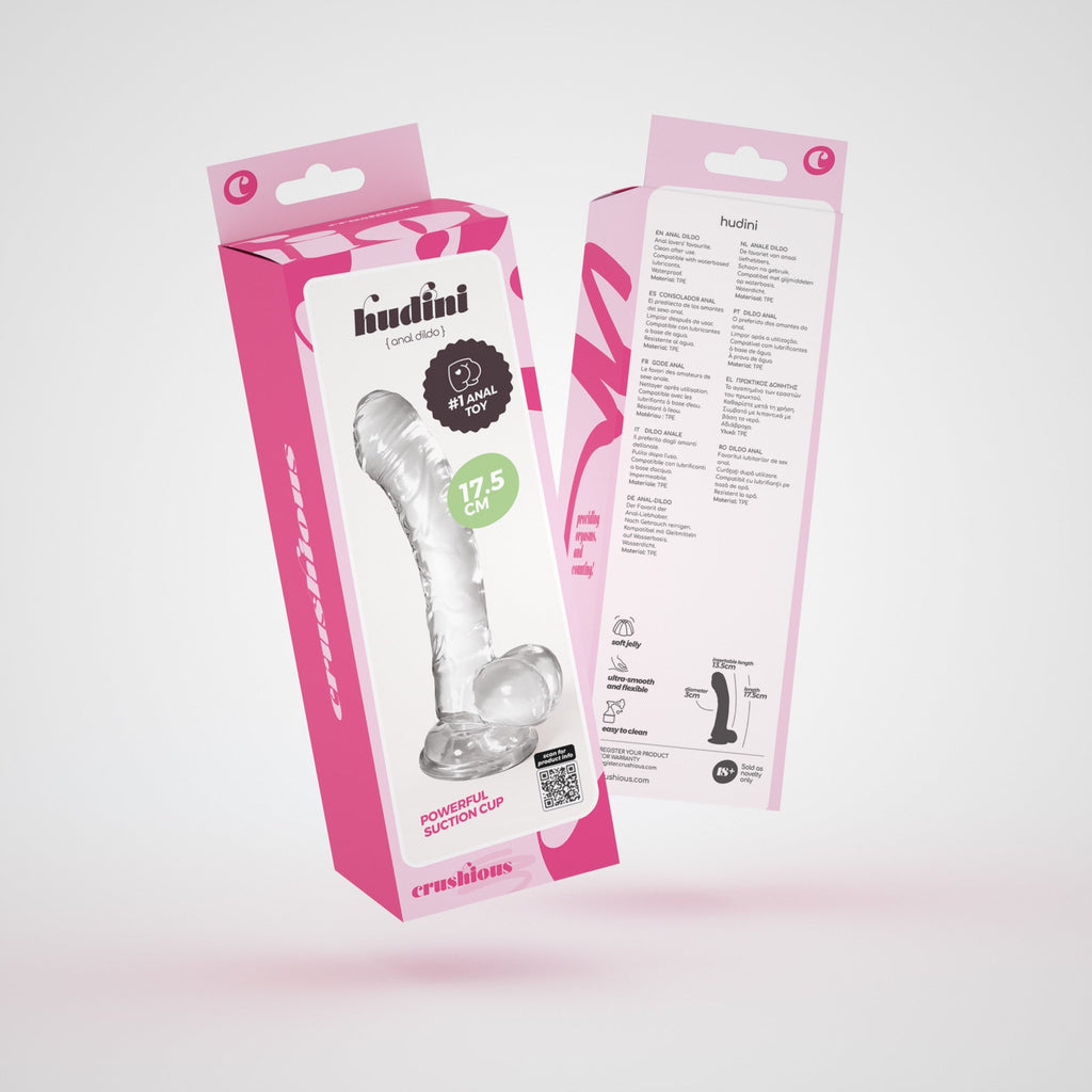 Consolador anal Hudini Jelly Crushious