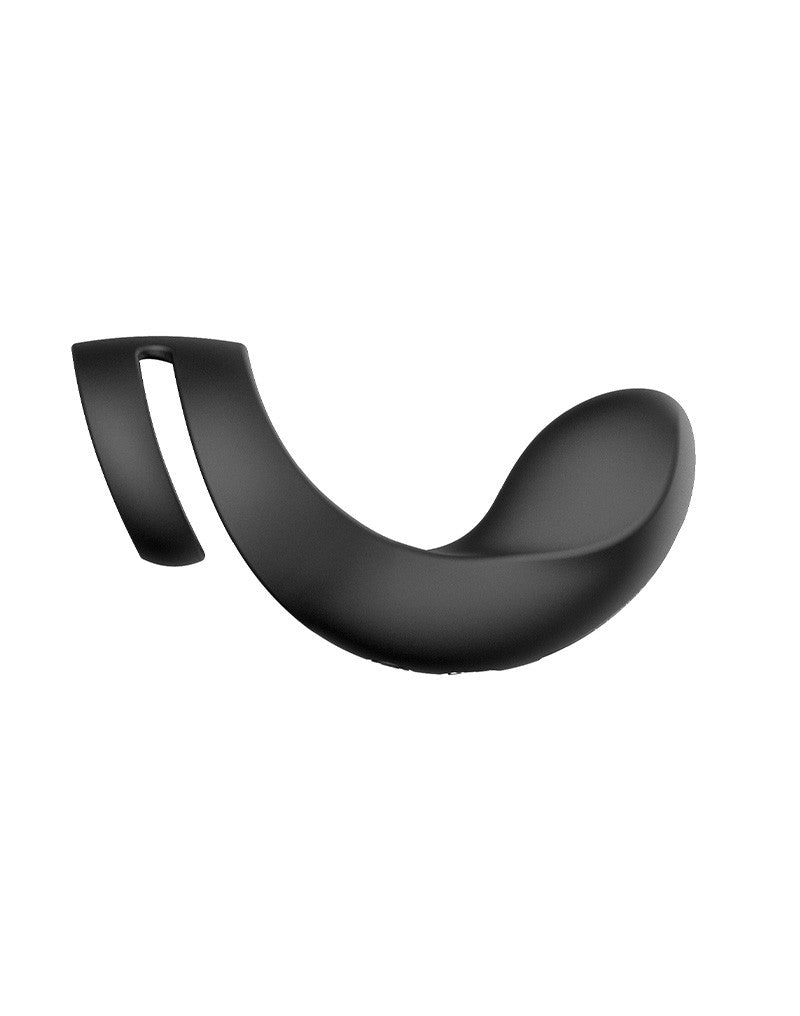 SVAKOM | Benedict – Perineum Stimulator with Cock Ring – Vibrating, Ultra-Soft – Black