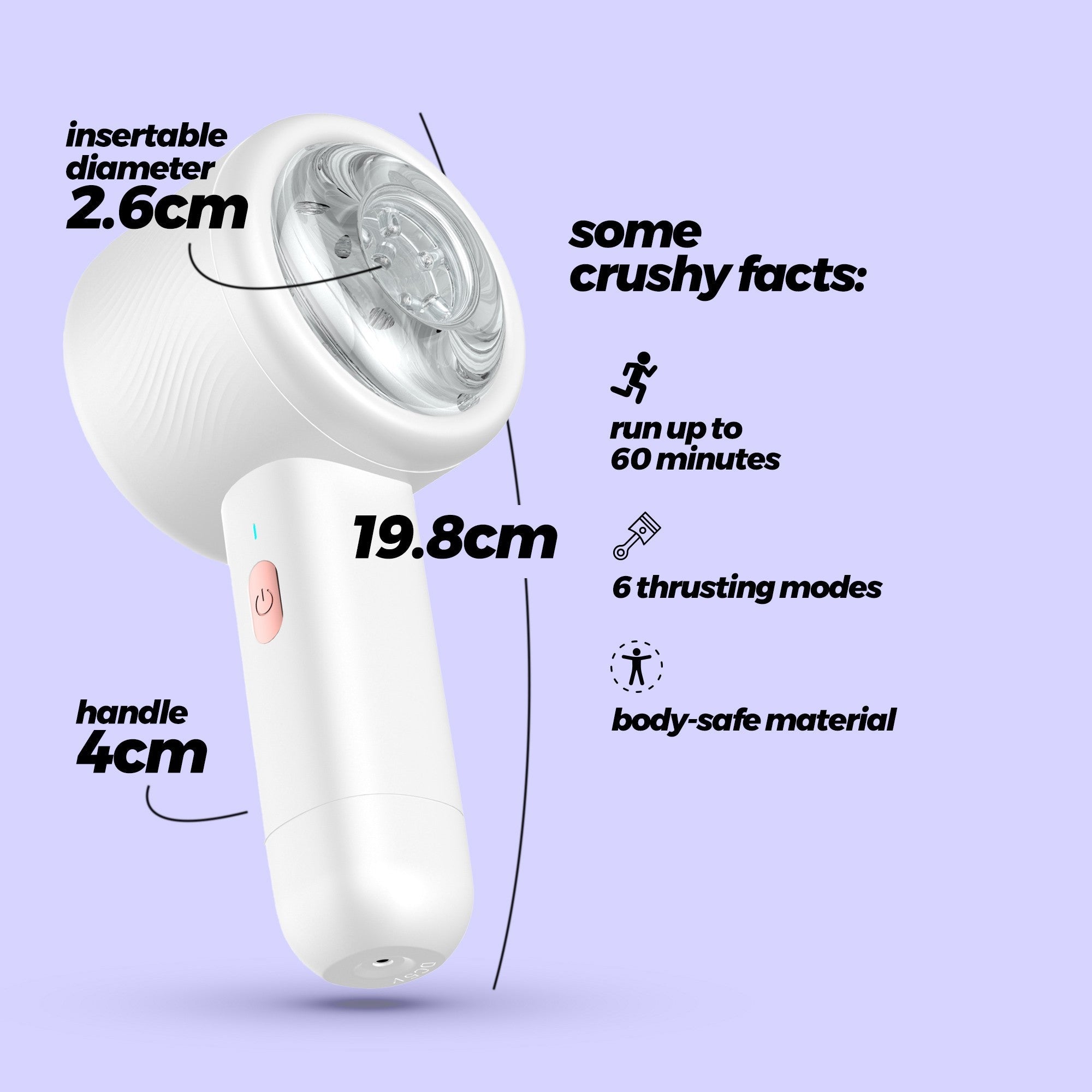 Dispositivo de placer recargable para hombre Crushious Magnetus