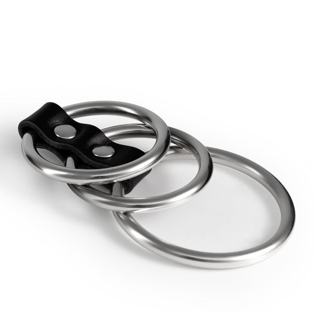 Juego de triple anillo para el pene Saruman Crushious