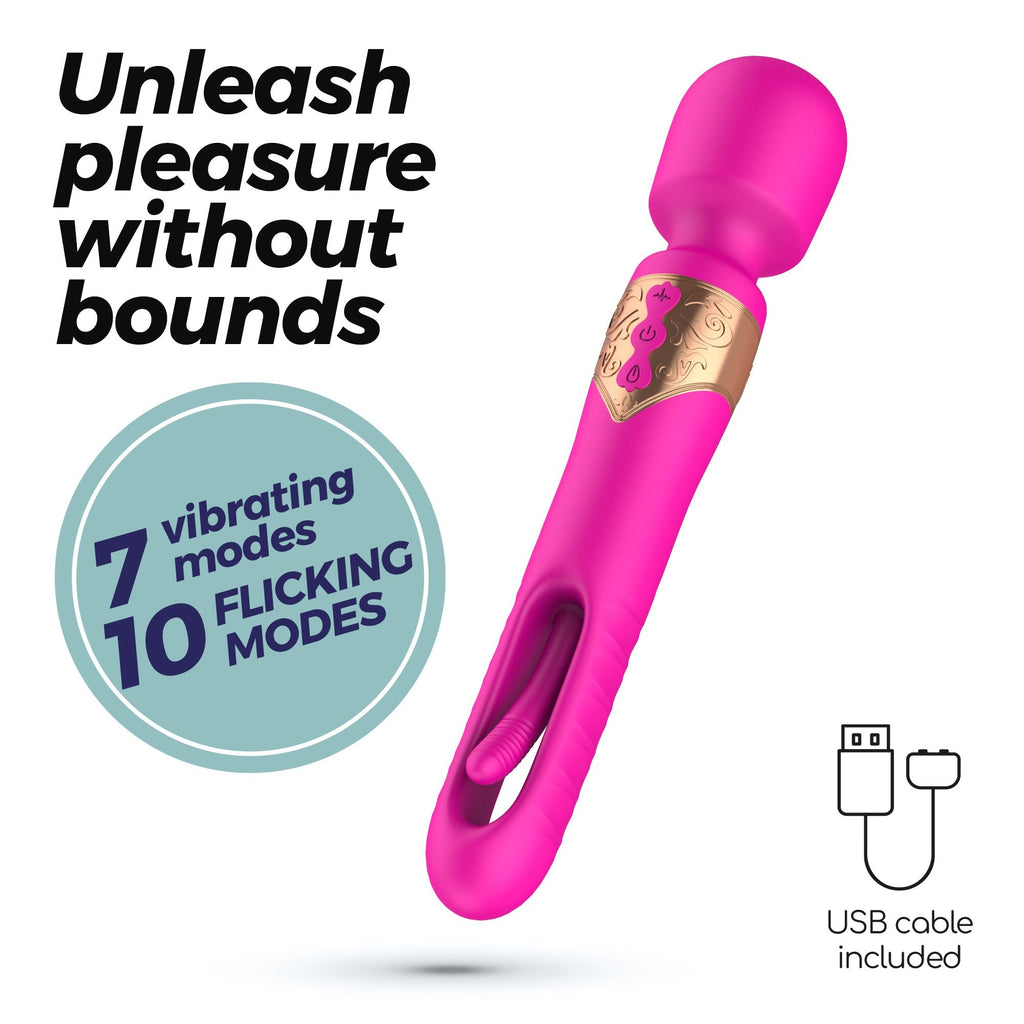 CRUSHIOUS | Big Ben – Vibrador 2 en 1 Varita Mágica y Punto G 25.9 cm