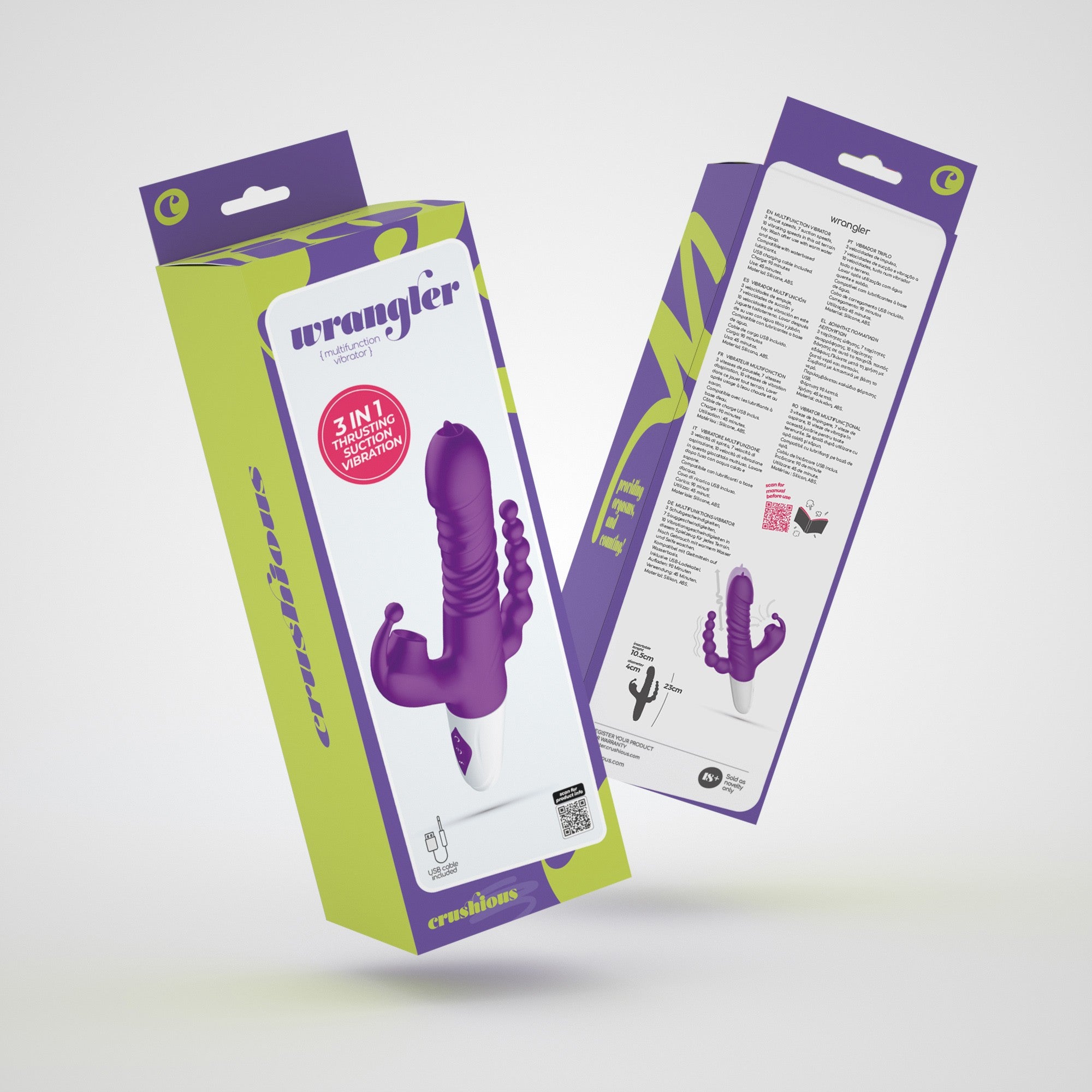 Vibrador todo en uno Crushious Wrangler