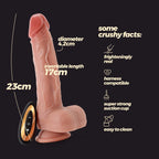 Vibrador de silicona ultrarrealista invictus Vibe 9 Crushious