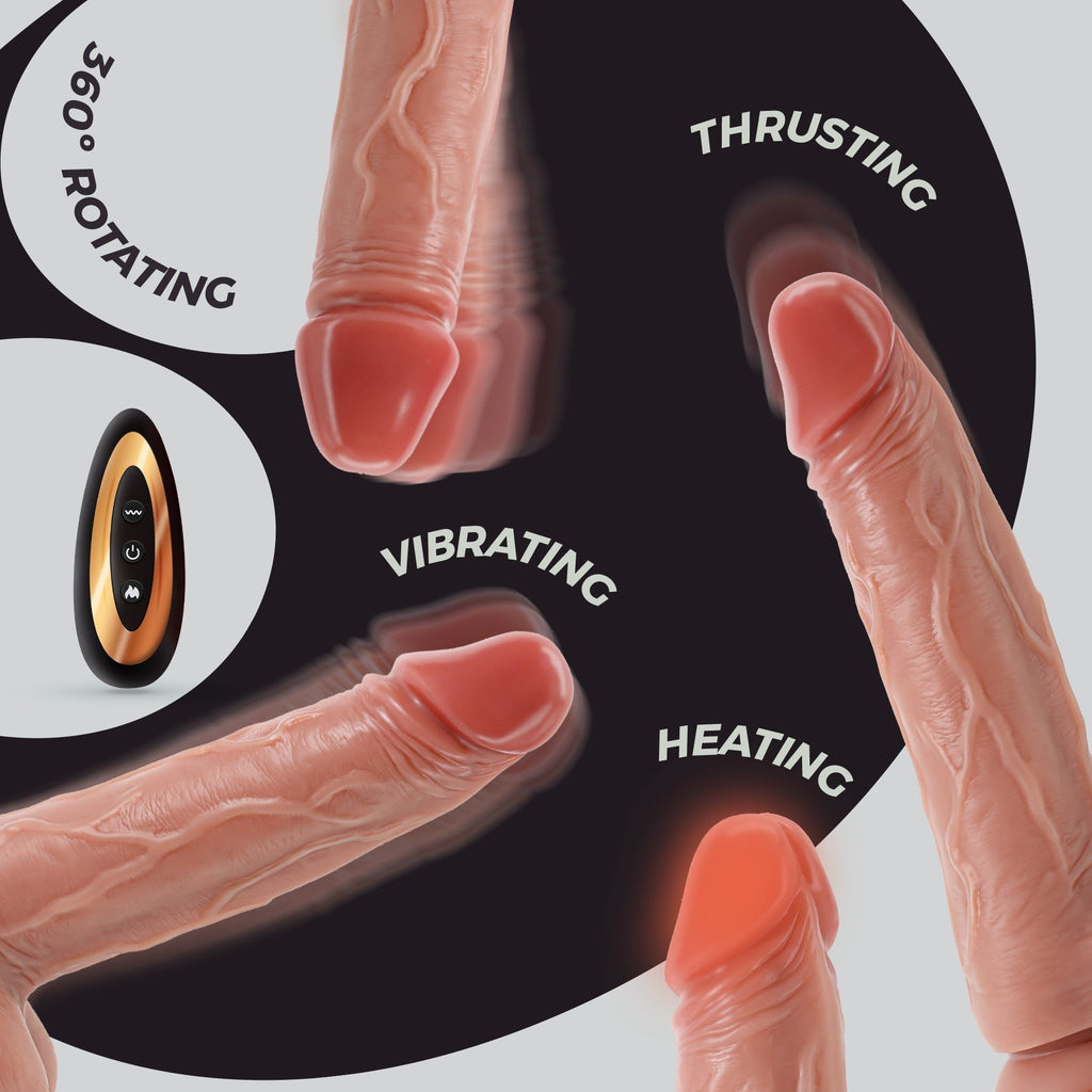 Vibrador de silicona ultrarrealista invictus Vibe 9 Crushious