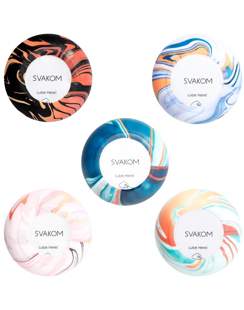 SVAKOM | Hedy X – Mini Masturbators Set – 5 Textured Sleeves