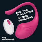 Huevo vibrador recargable Tamago con control remoto Crushious