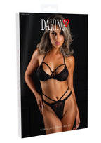 Daring Intimates | Seducción en Flor – Conjunto de Sujetador con Encaje Floral y Tiras