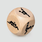 Crushious wooden position dice