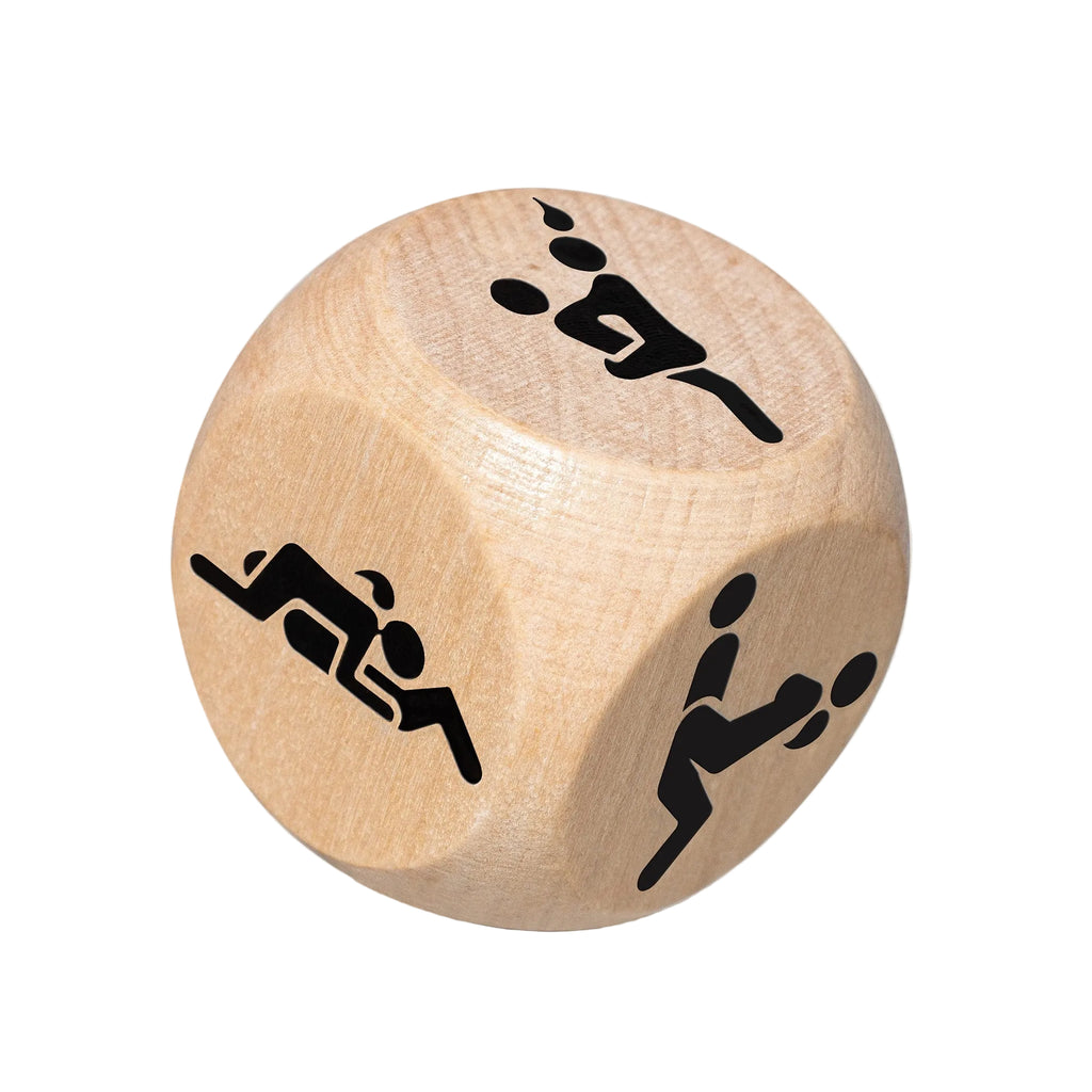 CRUSHIOUS | Dados de Posición de Madera – Juego de Posturas Sexuales