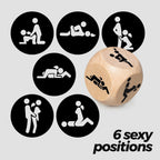 Crushious wooden position dice