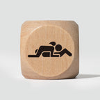 Crushious wooden position dice