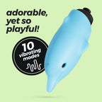 Minivibrador O-Pet Dolphin con 10 vibraciones Crushious