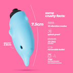 Minivibrador O-Pet Dolphin con 10 vibraciones Crushious
