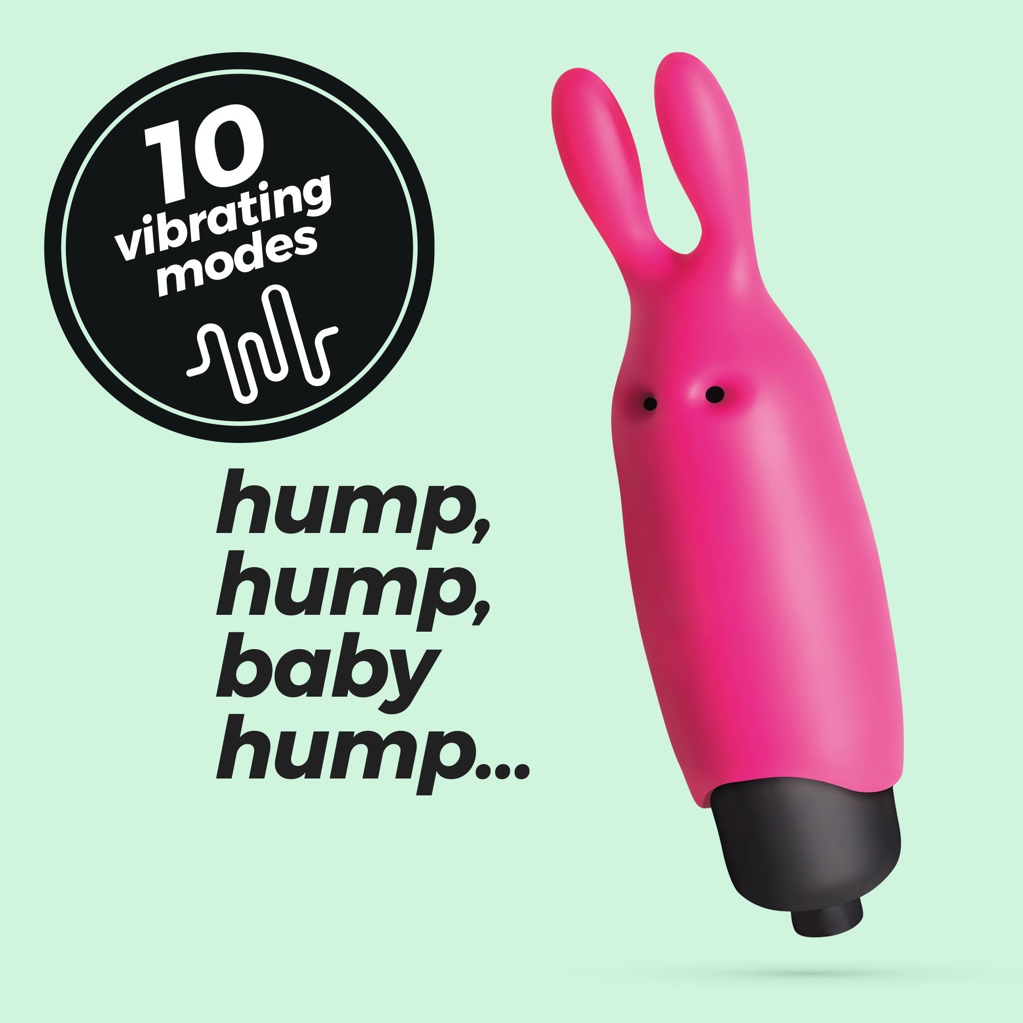 Minivibrador O-Pet Rabbit con 10 vibraciones Crushious
