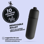 Minivibrador O-Pet Devil con 10 vibraciones Crushious