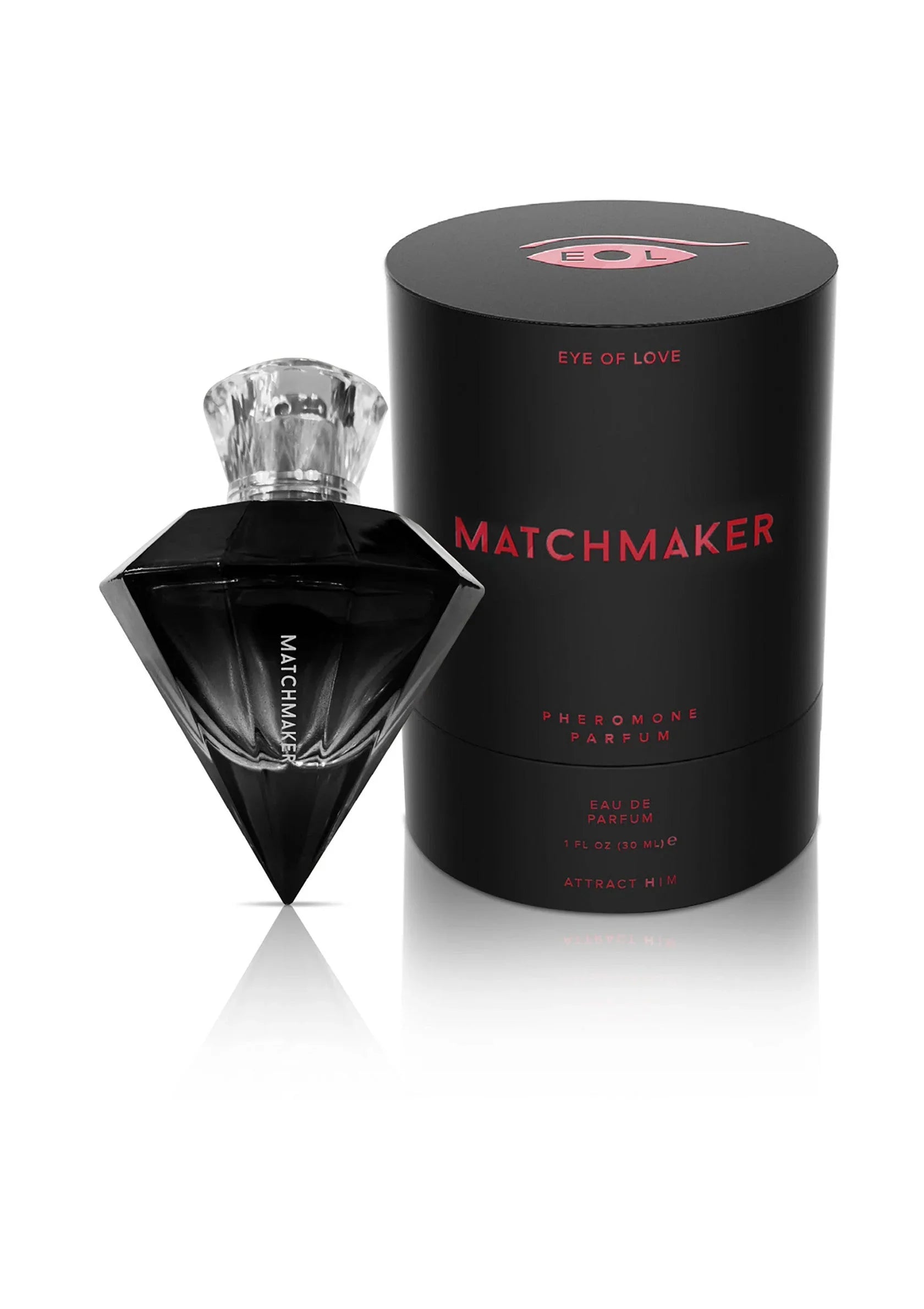 Eye of Love | Matchmaker – Pheromone Perfume Attract Him – 10 ml & 30 ml (Red & Black)