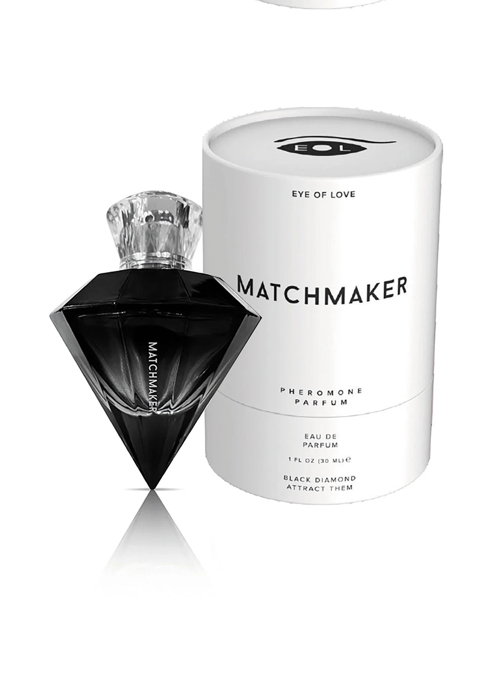 Ojo del Amor | Matchmaker – Perfume de feromonas para atraer – 10 ml y 30 ml (Diamante Rojo y Diamante Negro)