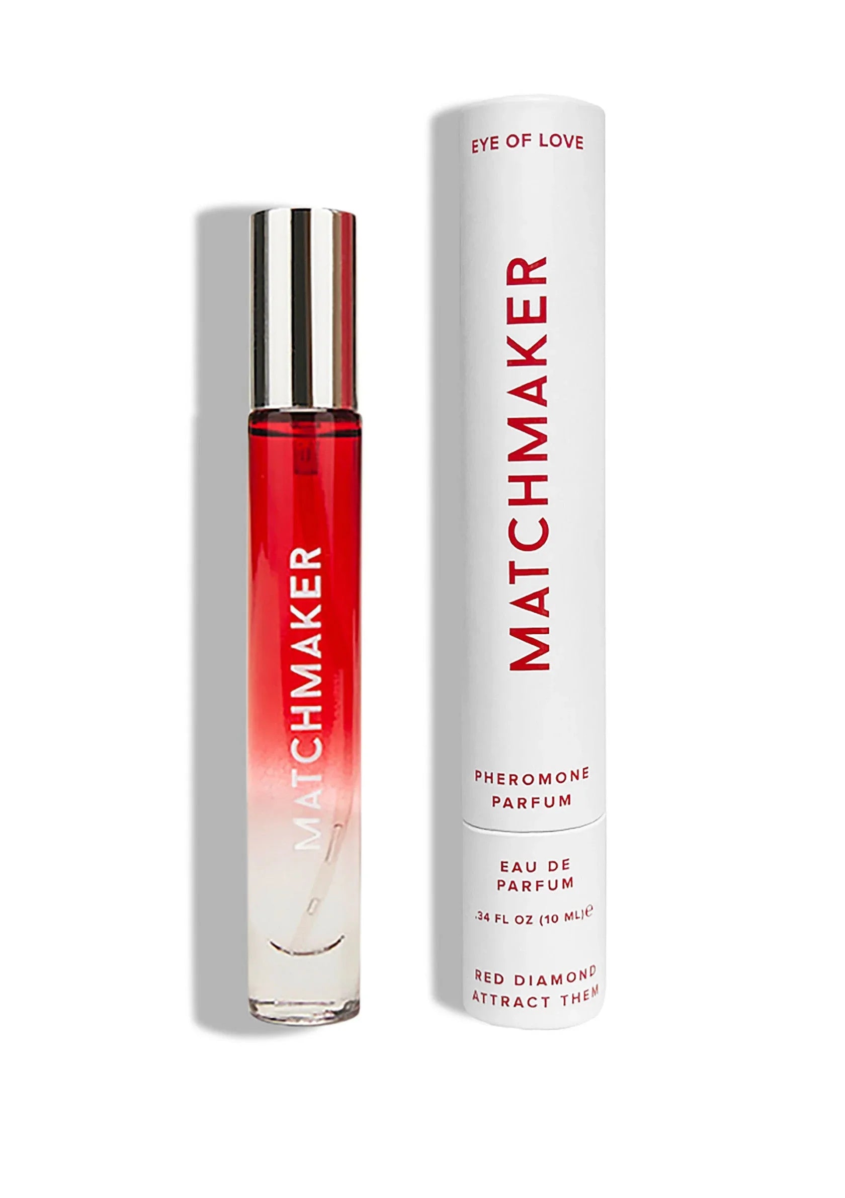 Ojo del Amor | Matchmaker – Perfume de feromonas para atraer – 10 ml y 30 ml (Diamante Rojo y Diamante Negro)