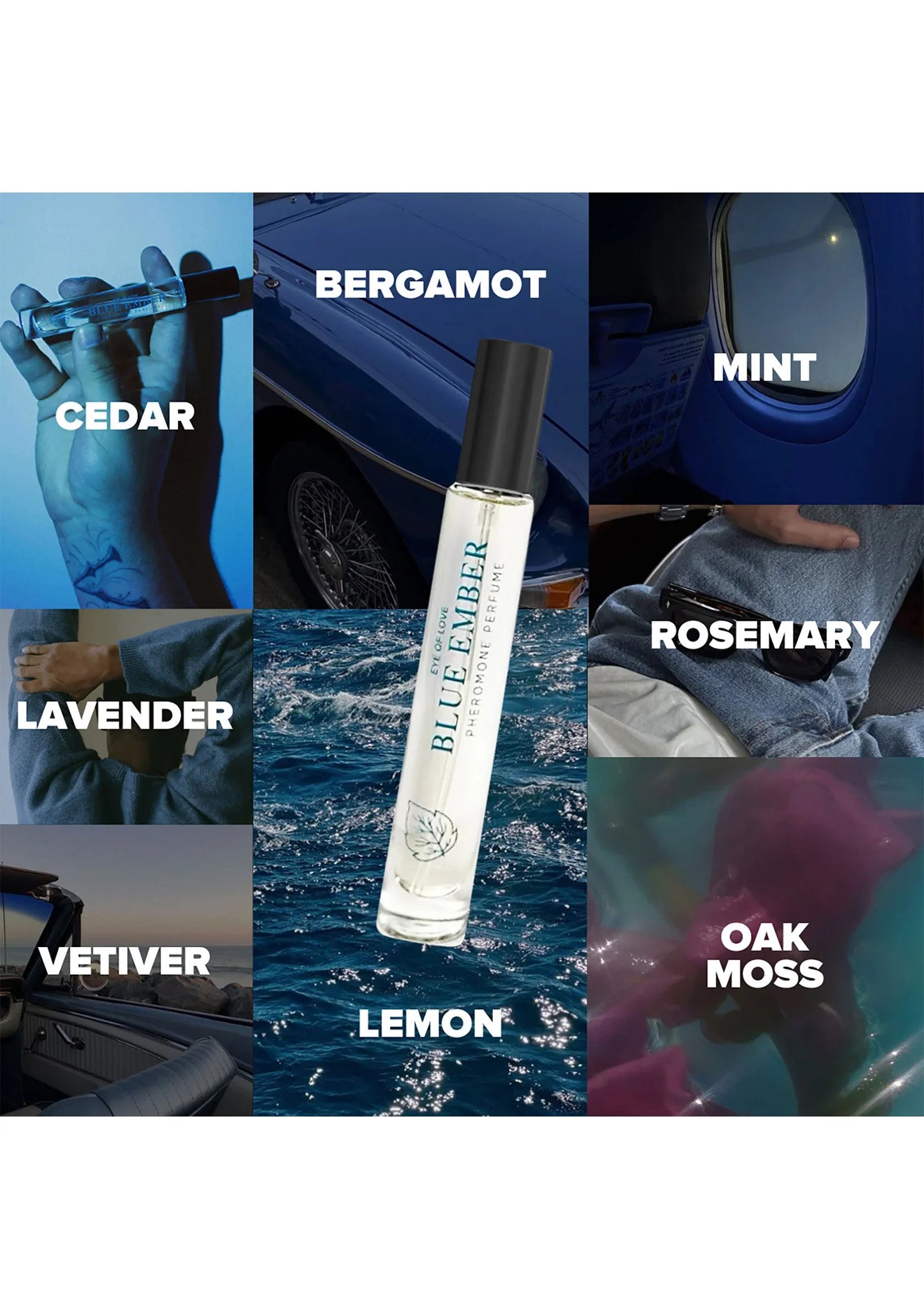 Ojo de Amor | Bloom – Perfume Phero Attract Her – 10 ml y 30 ml (Earth's Desire y Blue Ember)