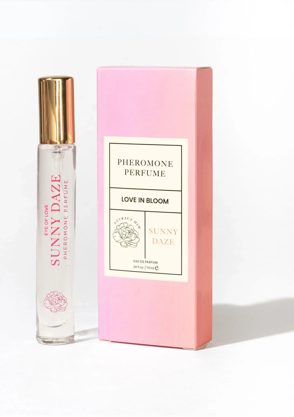 Ojo de Amor | Bloom – Perfume Phero Attract Him – 10 ml y 30 ml (Sunny Daze y Lilac Dream)