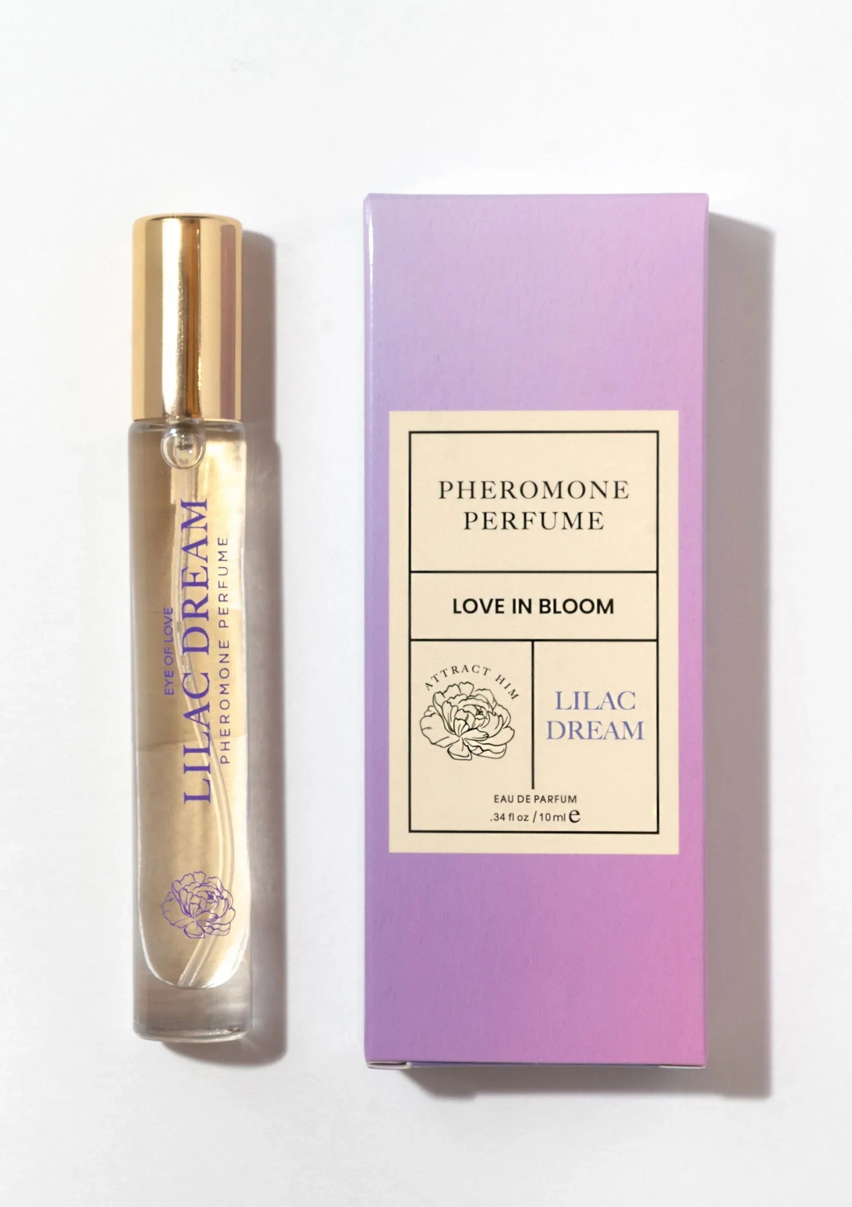 Ojo de Amor | Bloom – Perfume Phero Attract Him – 10 ml y 30 ml (Sunny Daze y Lilac Dream)