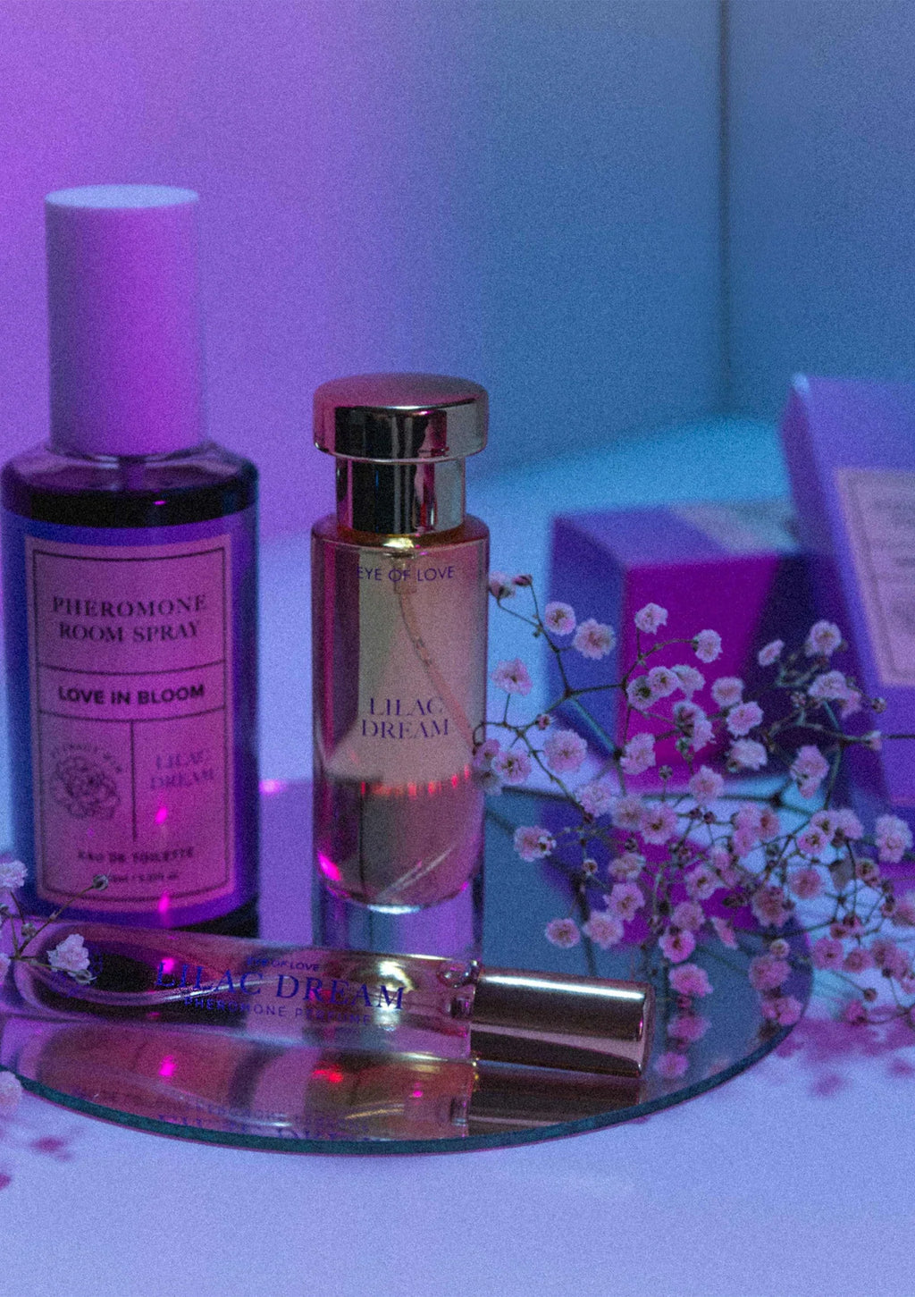 Eye of Love | Bloom – Pheromone Room Spray Attract Him 150 ml (Sunny Daze & Lilac Dream)