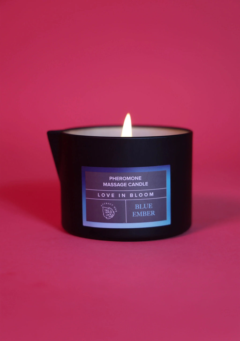 Ojo del Amor – Velas de Masaje con Feromonas para Atraerla – 150 ml (Azul Brasa y Deseo de la Tierra)