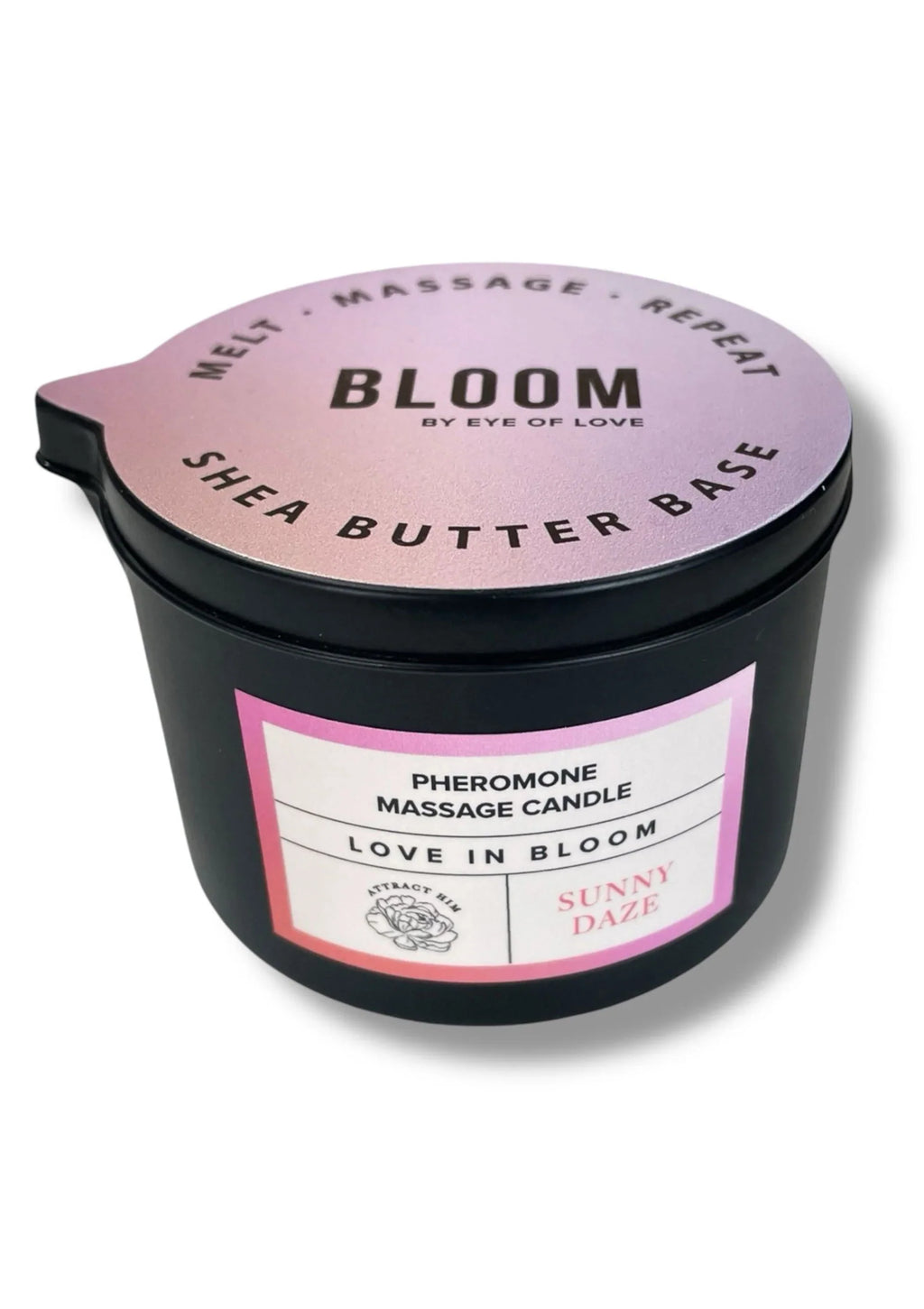 Eye of Love – Pheromone Massage Candles Attract Him – 150 ml (Lilac Dream & Sunny Daze)