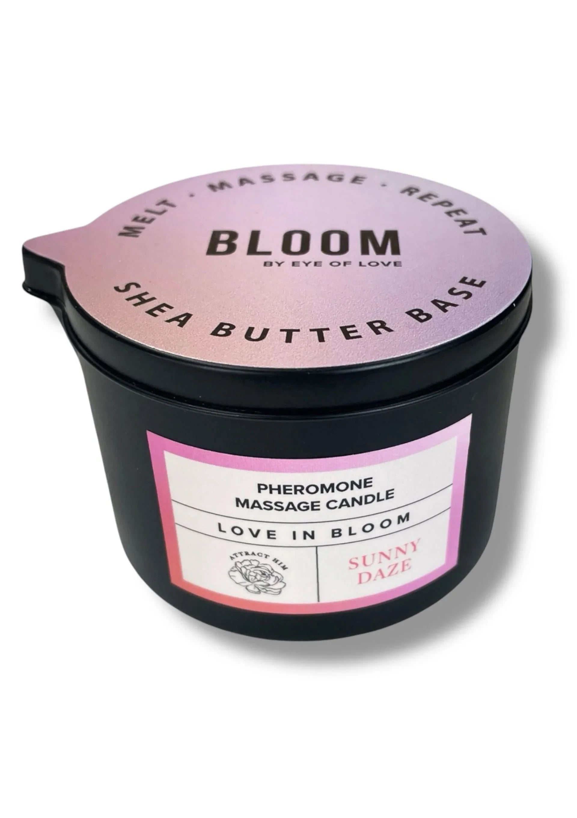 Eye of Love – Pheromone Massage Candles Attract Him – 150 ml (Lilac Dream & Sunny Daze)