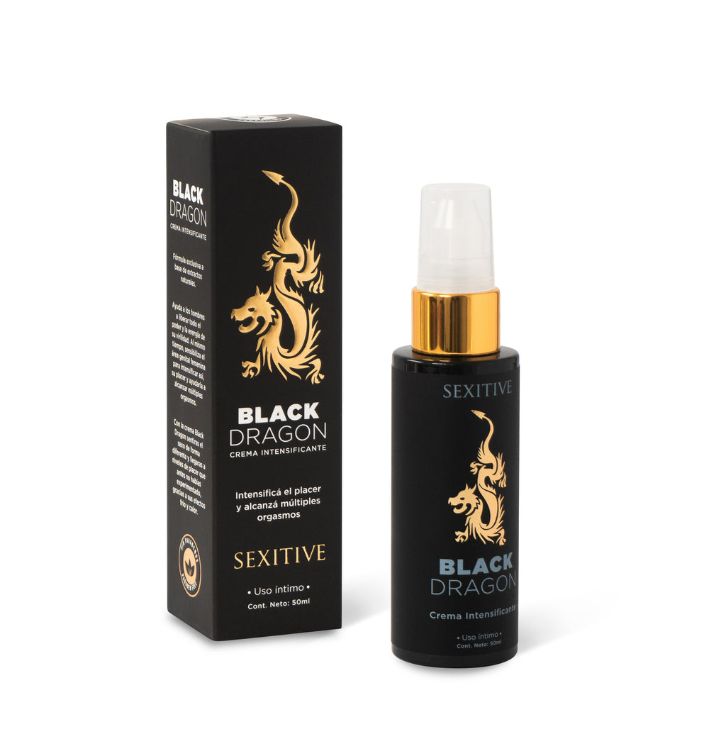 Crema Intensificadora Sexitive Black Dragon – Experiencia Poderosa (50 ml)