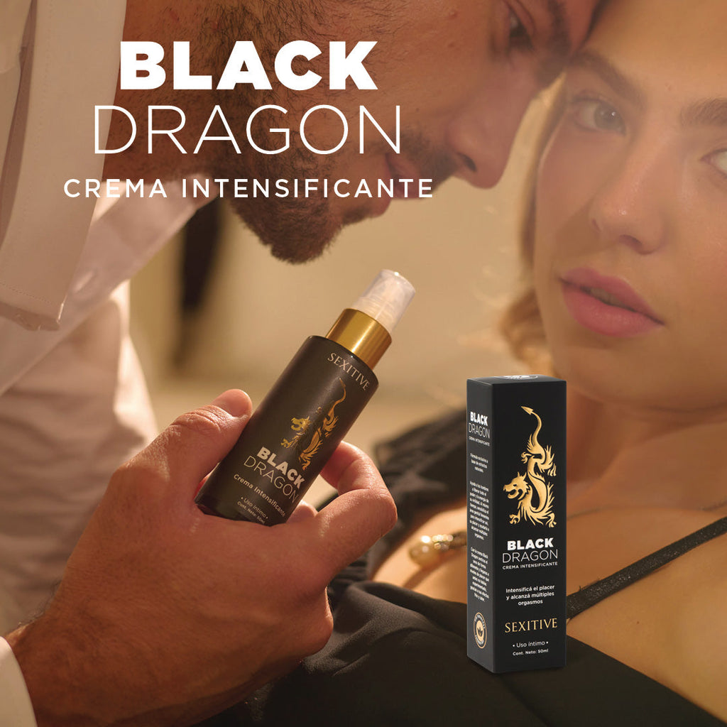 Crema Intensificadora Sexitive Black Dragon – Experiencia Poderosa (50 ml)