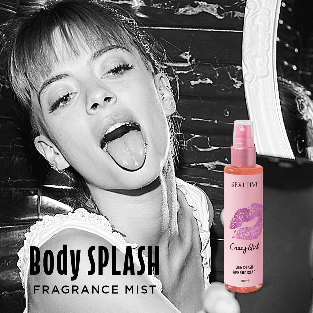 SEXITIVE Body Splash spray perfumado corporal – colección de 4 fragancias (100 ml)