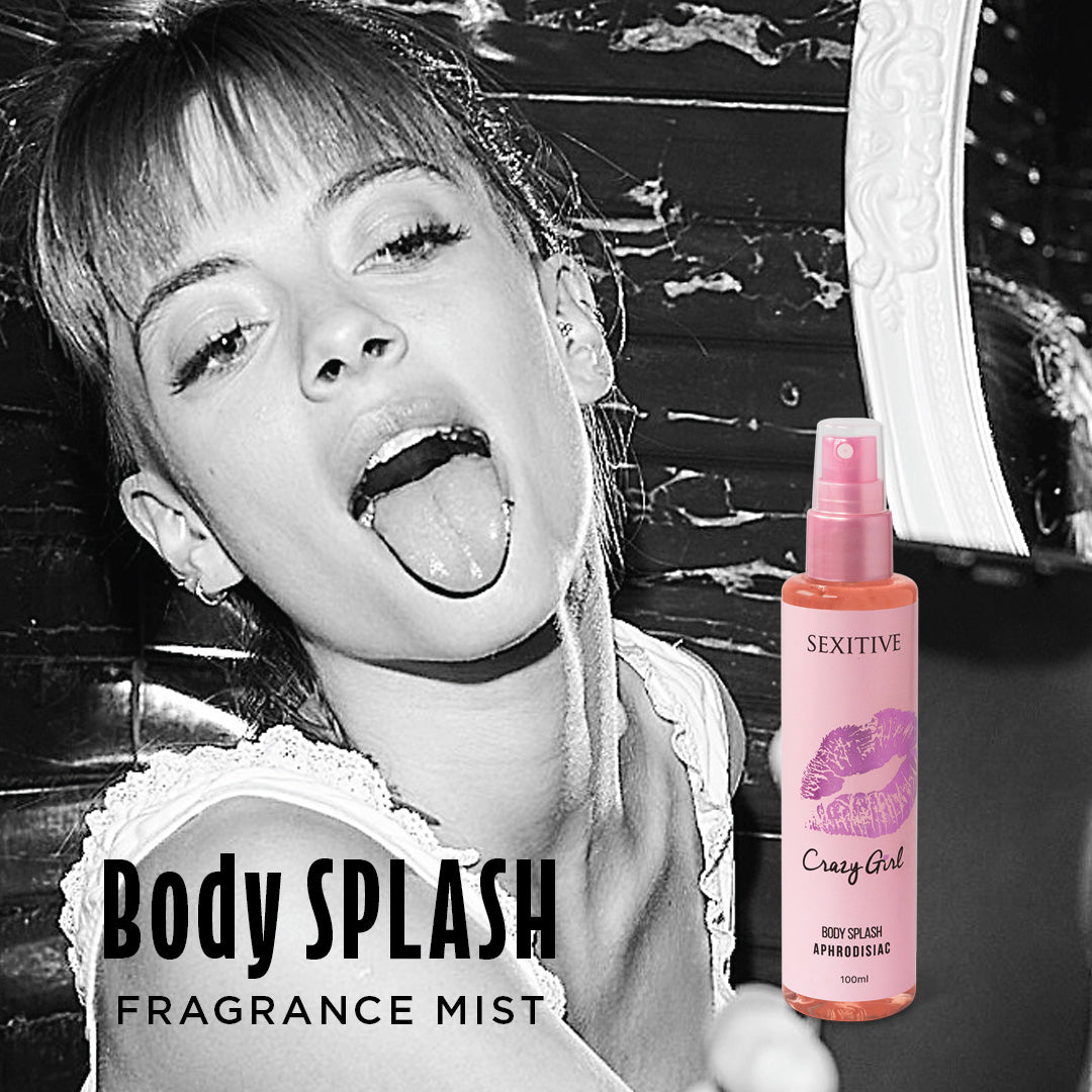 SEXITIVE Body Splash spray perfumado corporal – colección de 4 fragancias (100 ml)