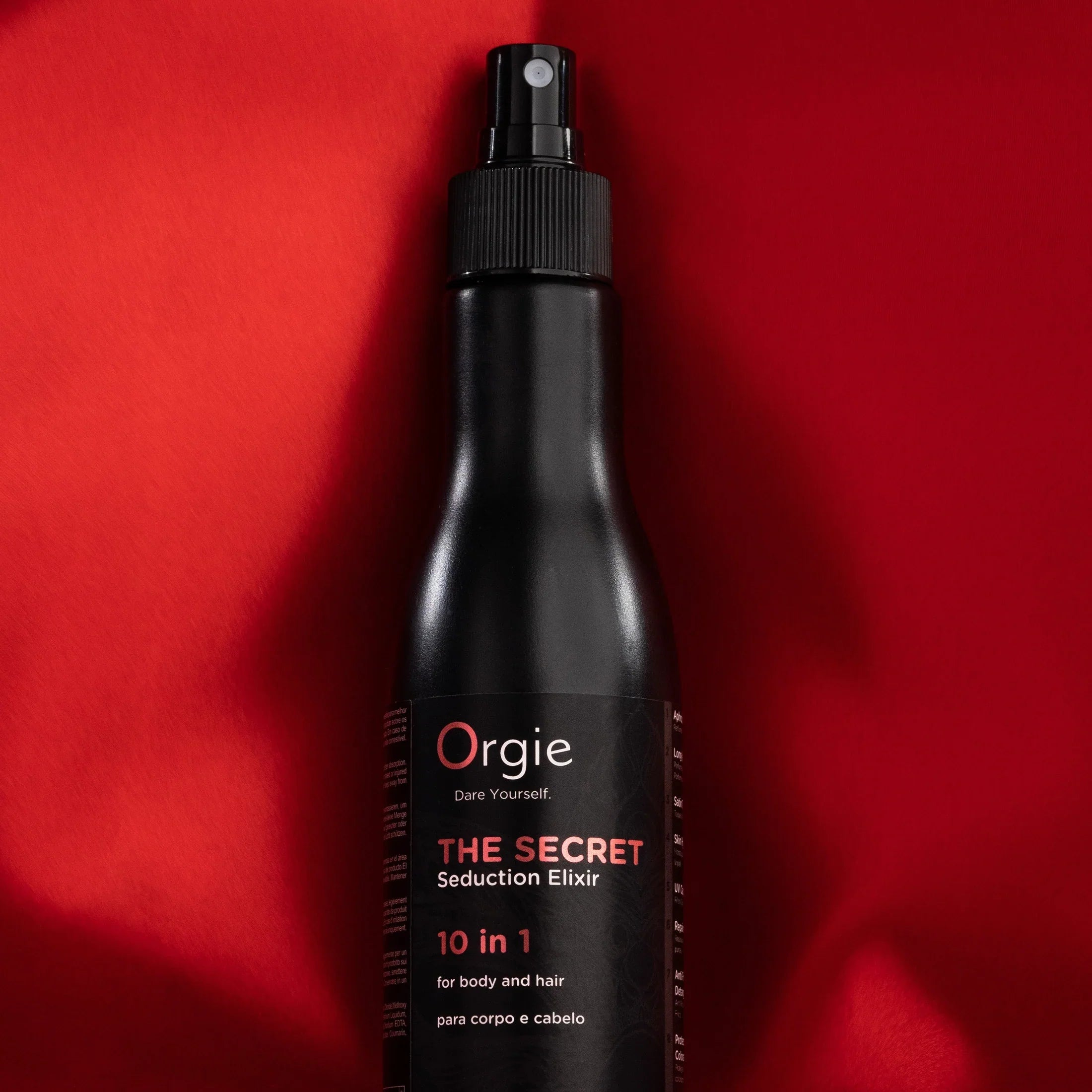 Orgie EL ELIXIR SECRETO DE SEDUCCIÓN 10 en 1 – Loción corporal y capilar con feromonas