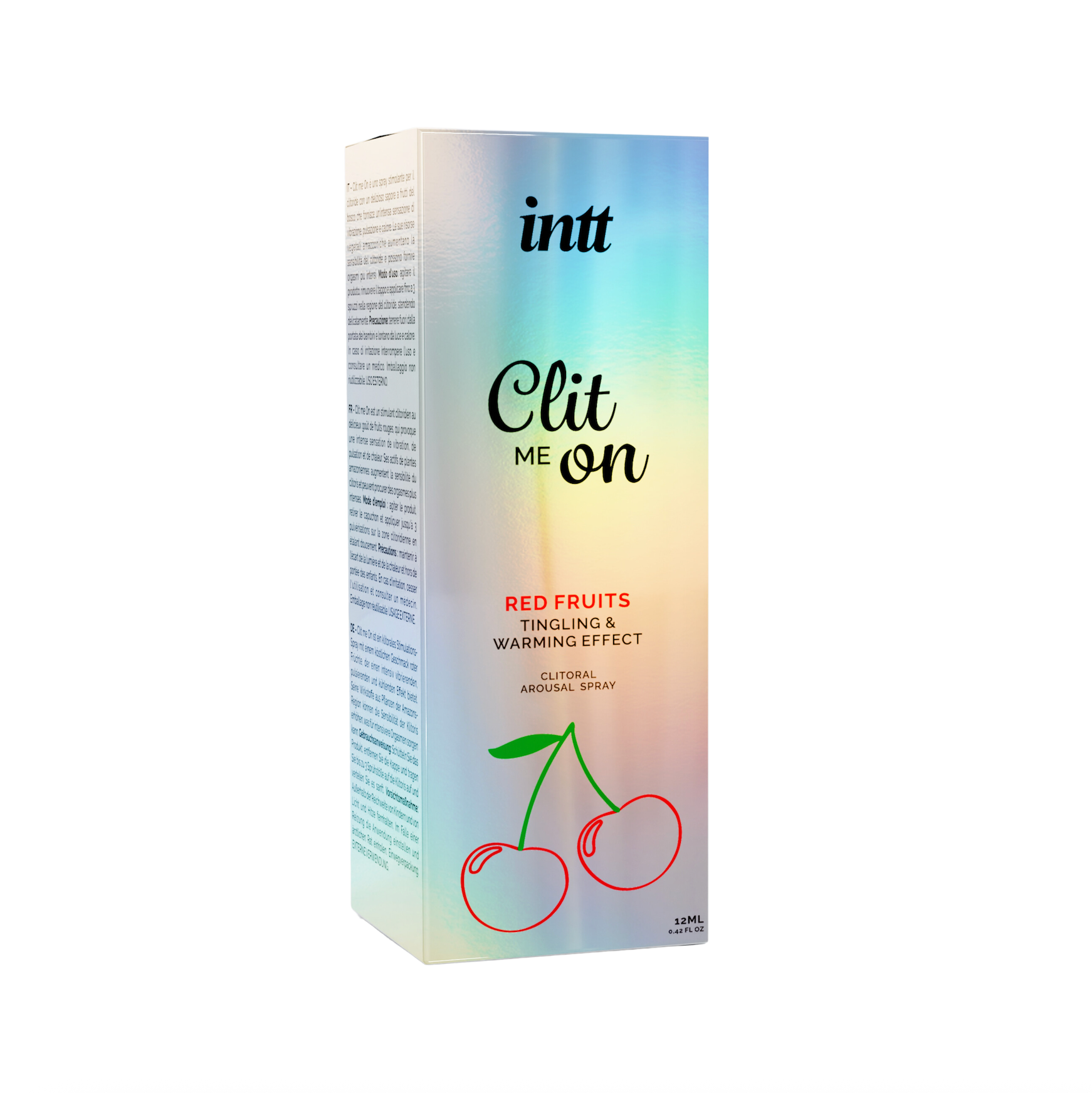 INTT | Clit Me On Spray para la excitación del clítoris – 12 ml (Menta/Frutos rojos)