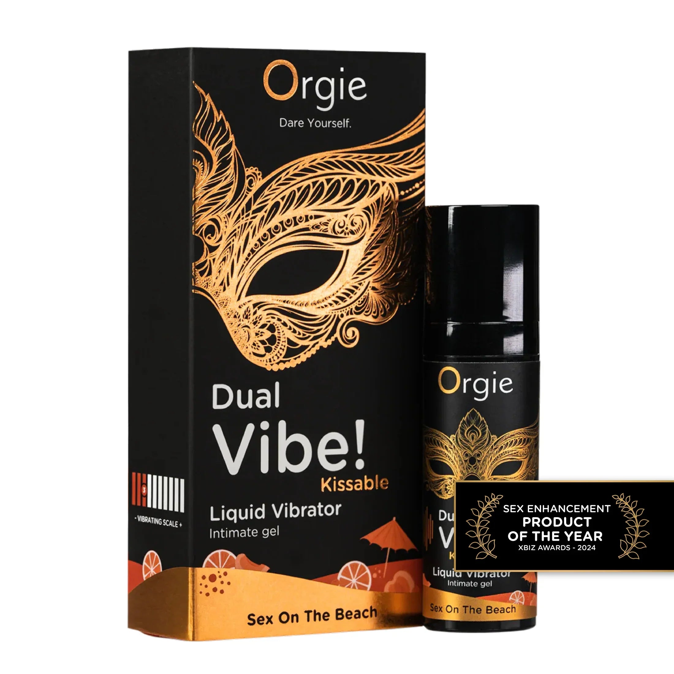 Orgie DUAL VIBE! – Kissable Liquid Vibrator Intimate Gels Inspired by Cocktails