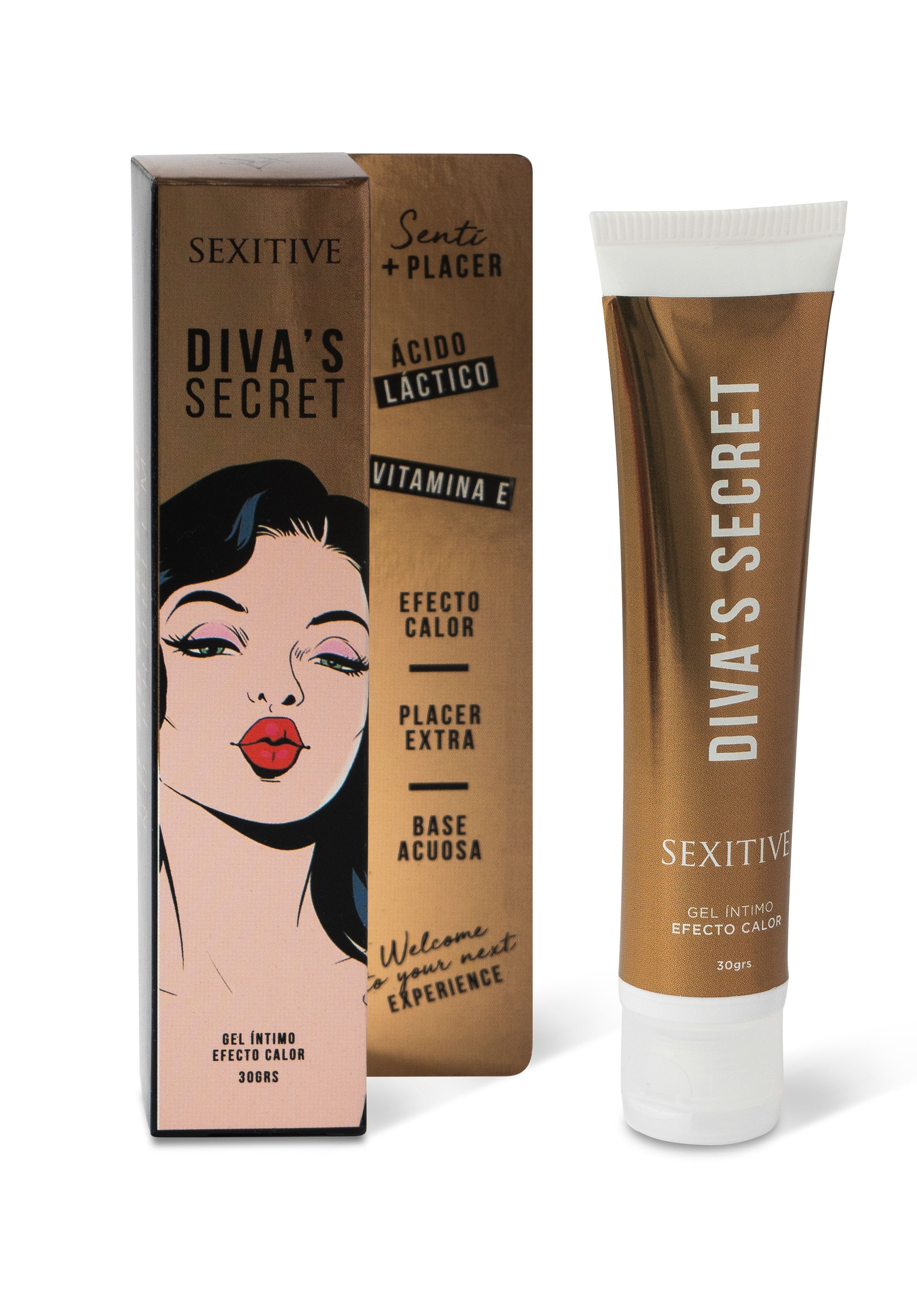 Gel íntimo Sexitive DIVA'S SECRET – 2 variantes (30 g)