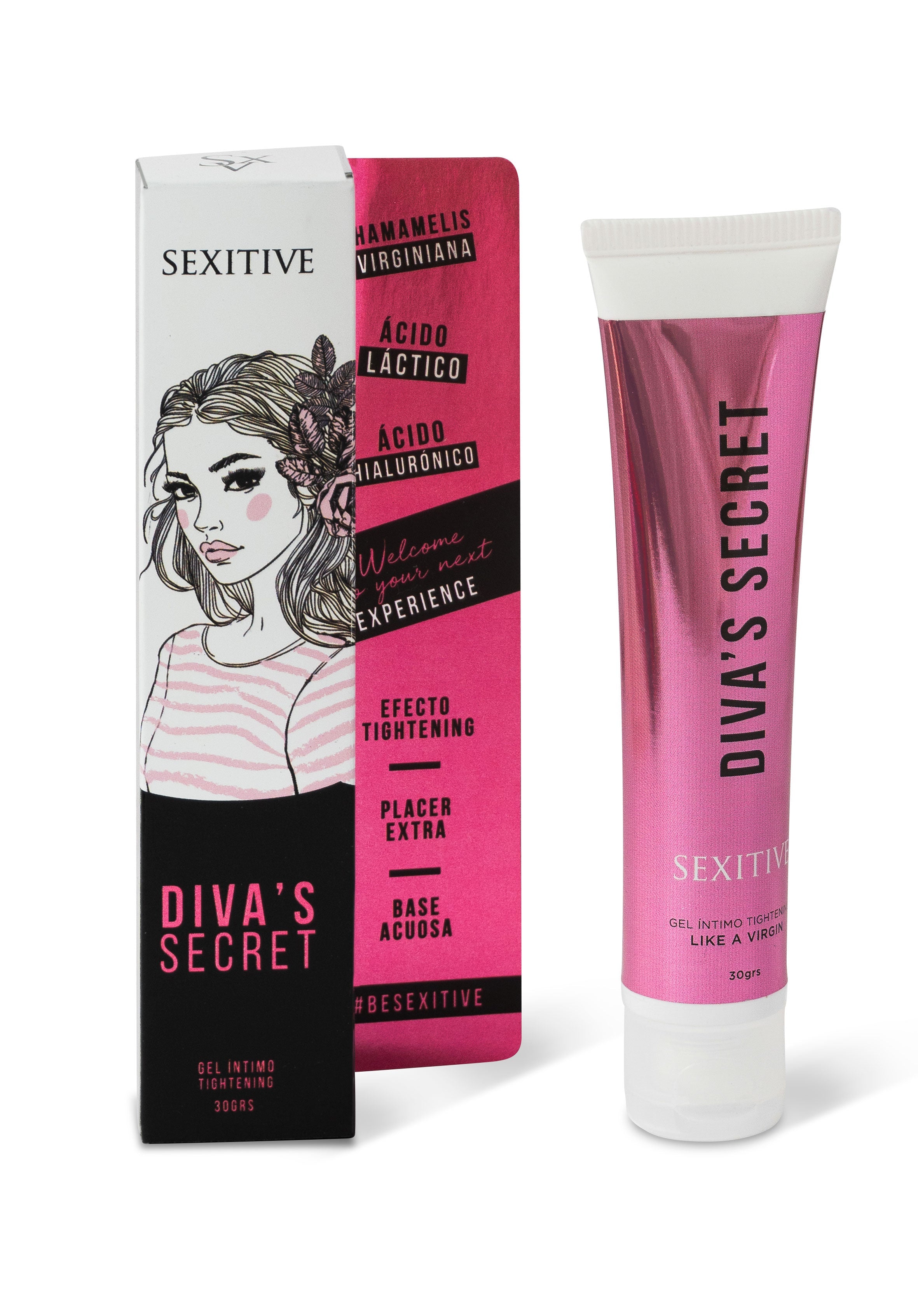 Gel íntimo Sexitive DIVA'S SECRET – 2 variantes (30 g)