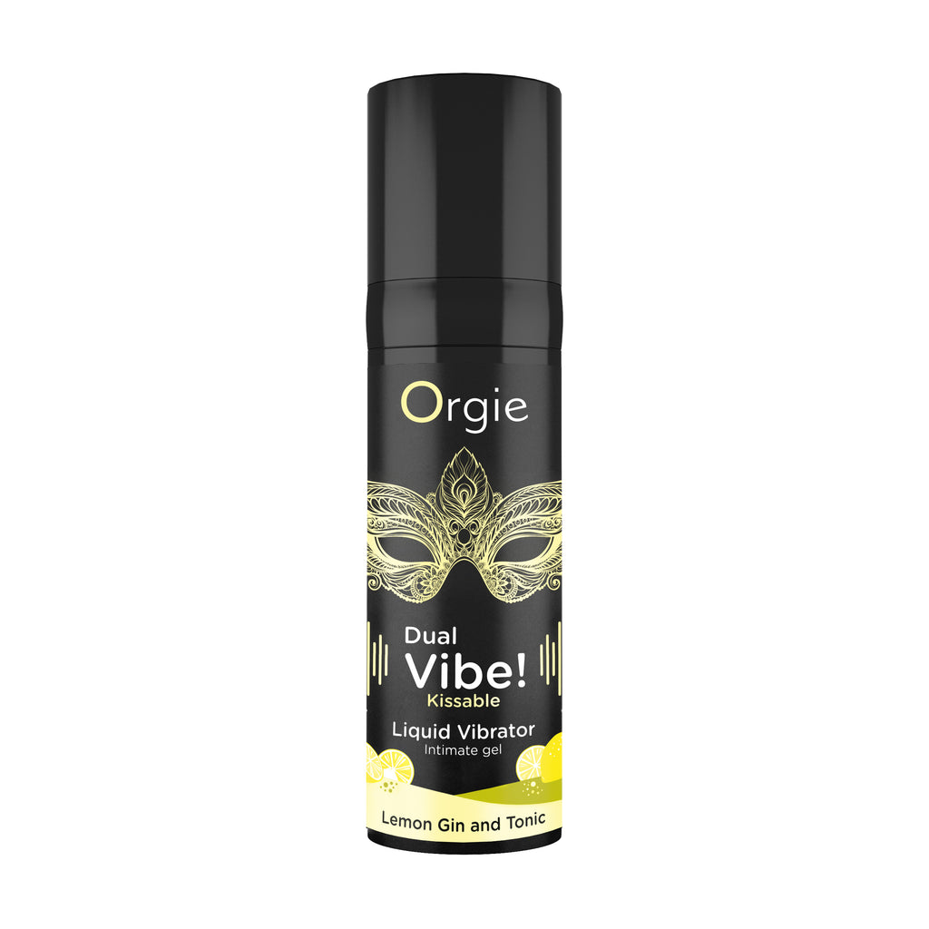 ORGIE | Dual Vibe! Gin & Tonic Limón – Gel Vibrador Besable – Nivel 5